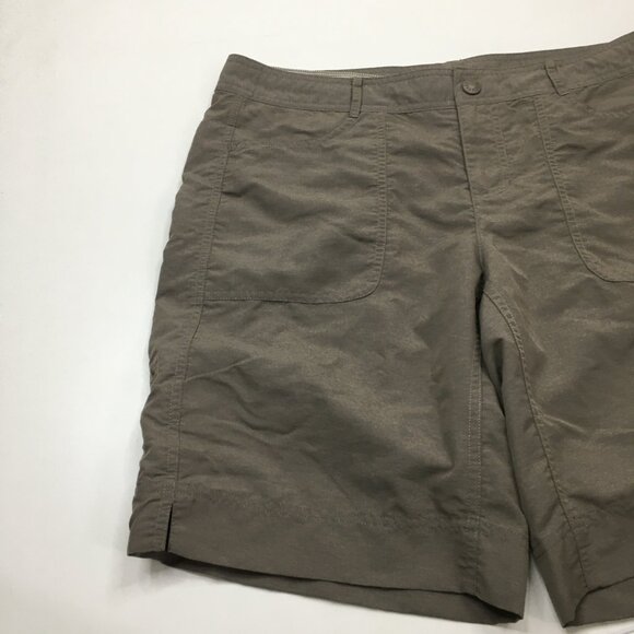 THE NORTH FACE Brown/Stone Drawstring Waist Adjustable Hem Activewear Shorts - Picture 9 of 14